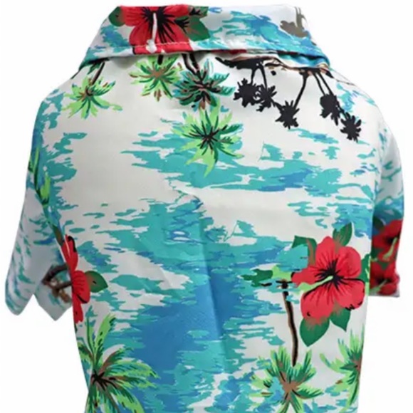 Summer Printed Island Shirt for Dog/ Husky Cat - Picture 2 of 3